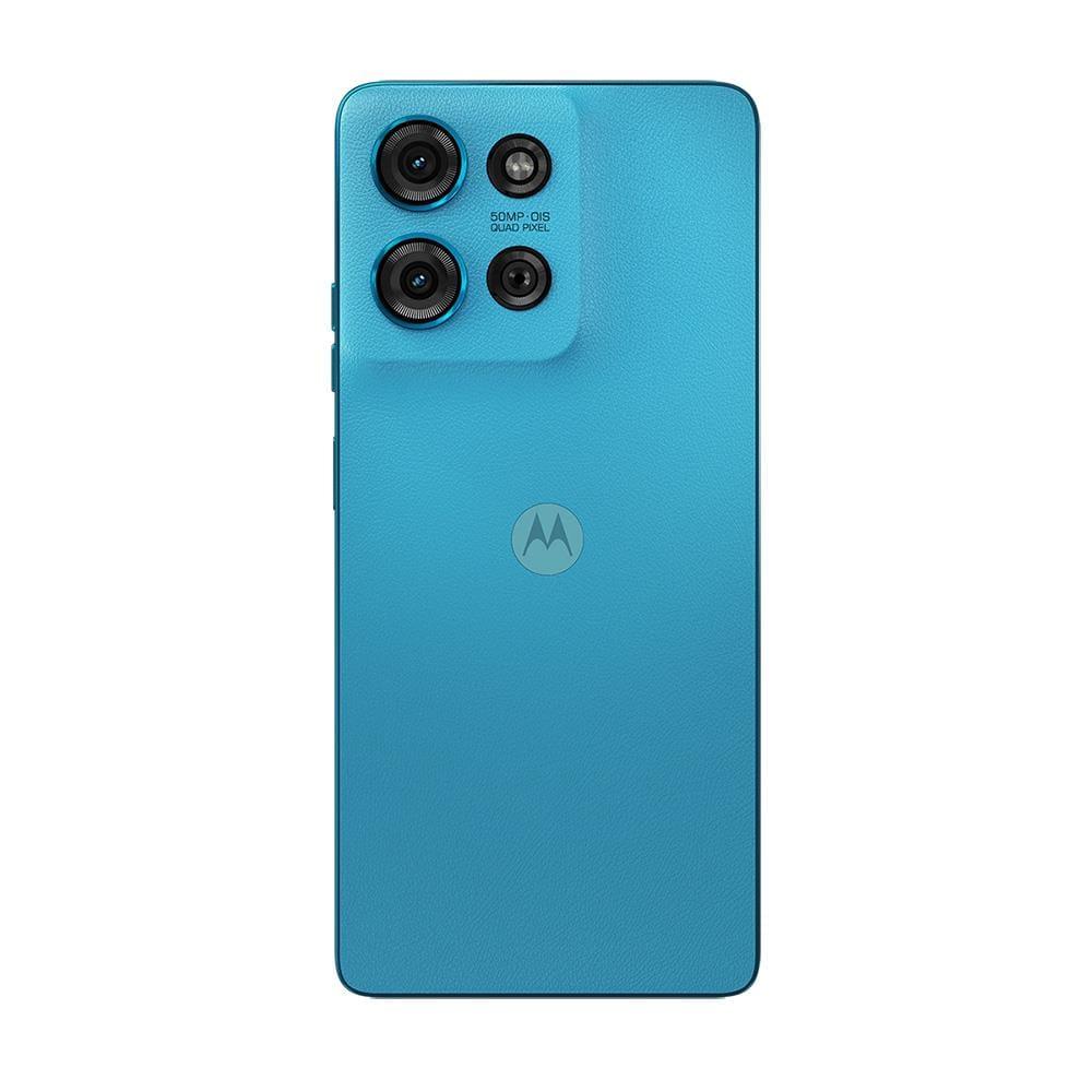 Smartphone Motorola Moto g75 Azul 5G 256GB, 8GB RAM + 8GB RAM Boost, 50MP Sony Lytia 600 Câmera Moto AI Ultrarresistência Militar - 7