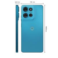 Smartphone Motorola Moto g75 Azul 5G 256GB, 8GB RAM + 8GB RAM Boost, 50MP Sony Lytia 600 Câmera Moto AI Ultrarresistência Militar - 6