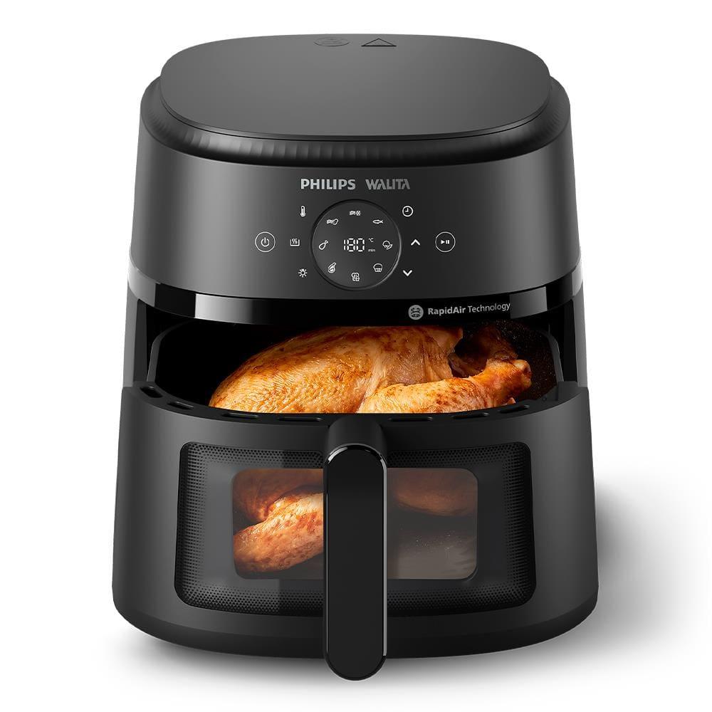 Fritadeira Elétrica Air Fryer Philips Walita 6,2L Série 2000 XL Digital NA230 Sem Óleo 1700W Preta - 3