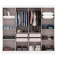 Guarda-Roupa Maxel New Royale com 8 Portas, 4 Gavetas e 6 Prateleiras - 218cm de largura - 3