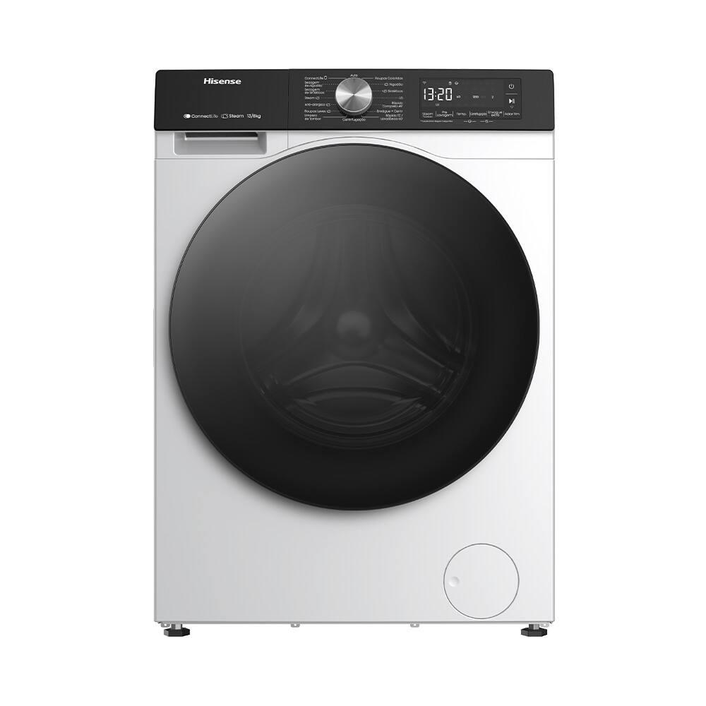 Lava e Seca Hisense Steam WD3S13 13kg/8k Inverter Wi-Fi 13 Programas de Lavagem 3 de Secagem Branca - 1