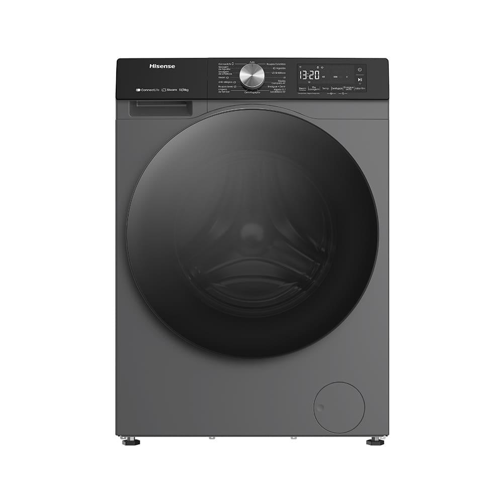 Lava e Seca Hisense Steam WD3S13 Inverter com Wi-Fi, 13 Programas de Lavagem e 3 de Secagem Titanium - 13kg/8kg - 2