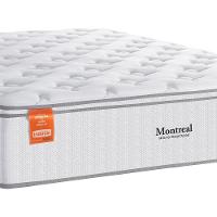 Colchão de Casal Inducol Montreal com Europillow e Revestimento em Tecido Malha 28x138x188cm - Branco - 2