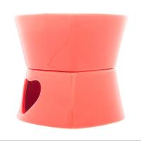 Aparelho de Fondue 4 Peças Wolff Coração para Duas Pessoas Vermelho - 400ml - 3