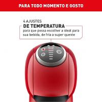 Máquina de Café Arno Nescafé Dolce Gusto Genio S Plus DGS3 Multi bebidas, Digital e Automática – Vermelha - 3