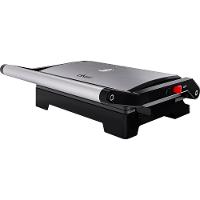 Mini Grill Elétrico Oster OGRL230 2 em 1 com abertura 180° - Inox - 7