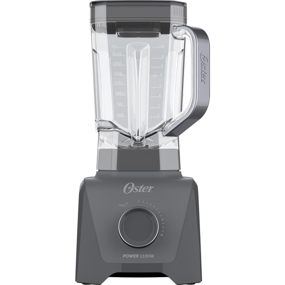 Liquidificador Oster 1100 Full OLIQ606 Cinza com 12 Velocidades - 1.100W - 1