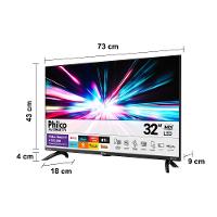 Smart TV 32" Philco HD DLED PTV32G7PR2CGB com Sistema Operacional Roku TV, Processador Quad Core, HDMI e Dolby Audio - 9