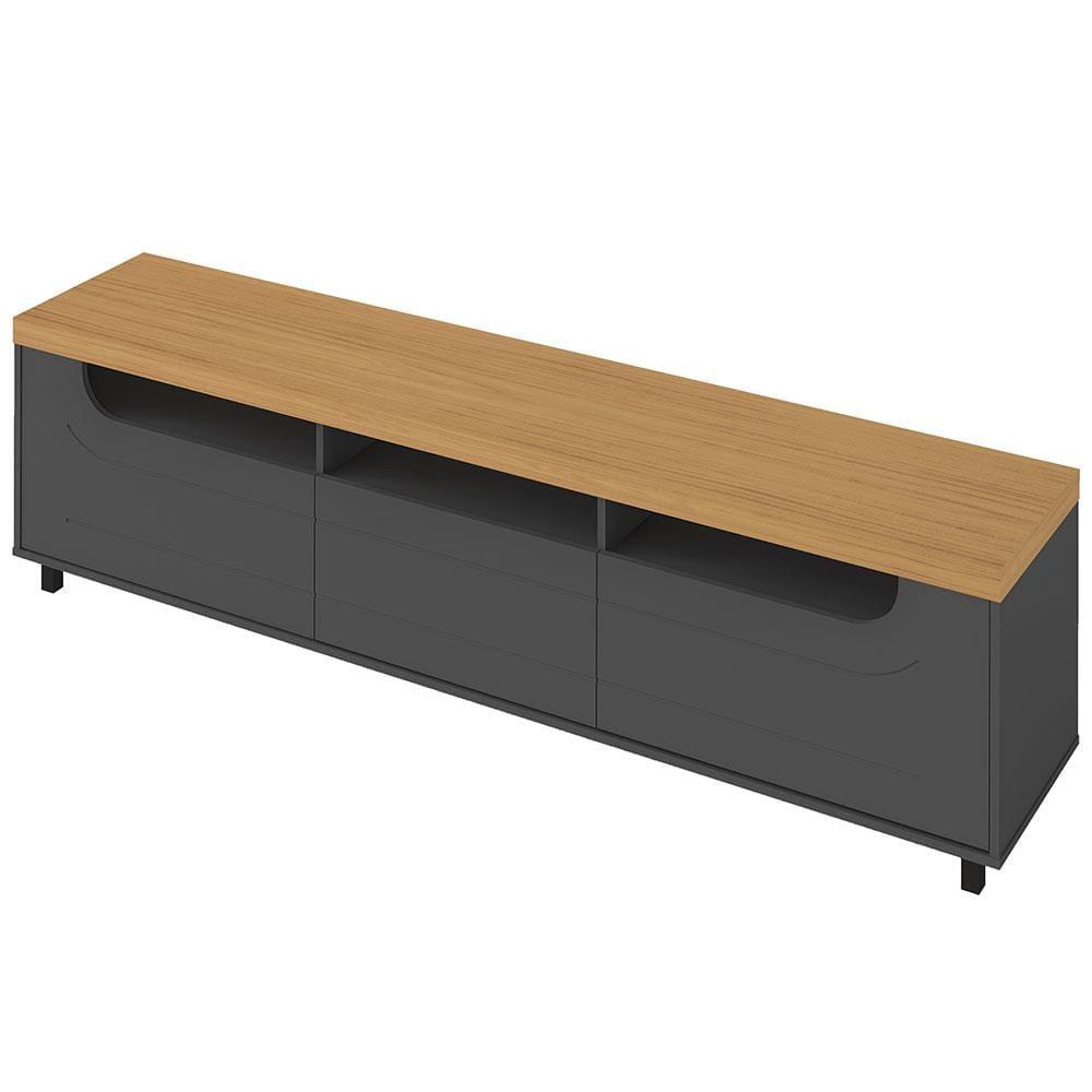 Rack Artely Mercury com 2 Portas e 1 Gaveta, 200 cm de Largura, Ideal para TV de até 75" - 7