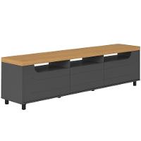 Rack Artely Mercury com 2 Portas e 1 Gaveta, 200 cm de Largura, Ideal para TV de até 75" - 8