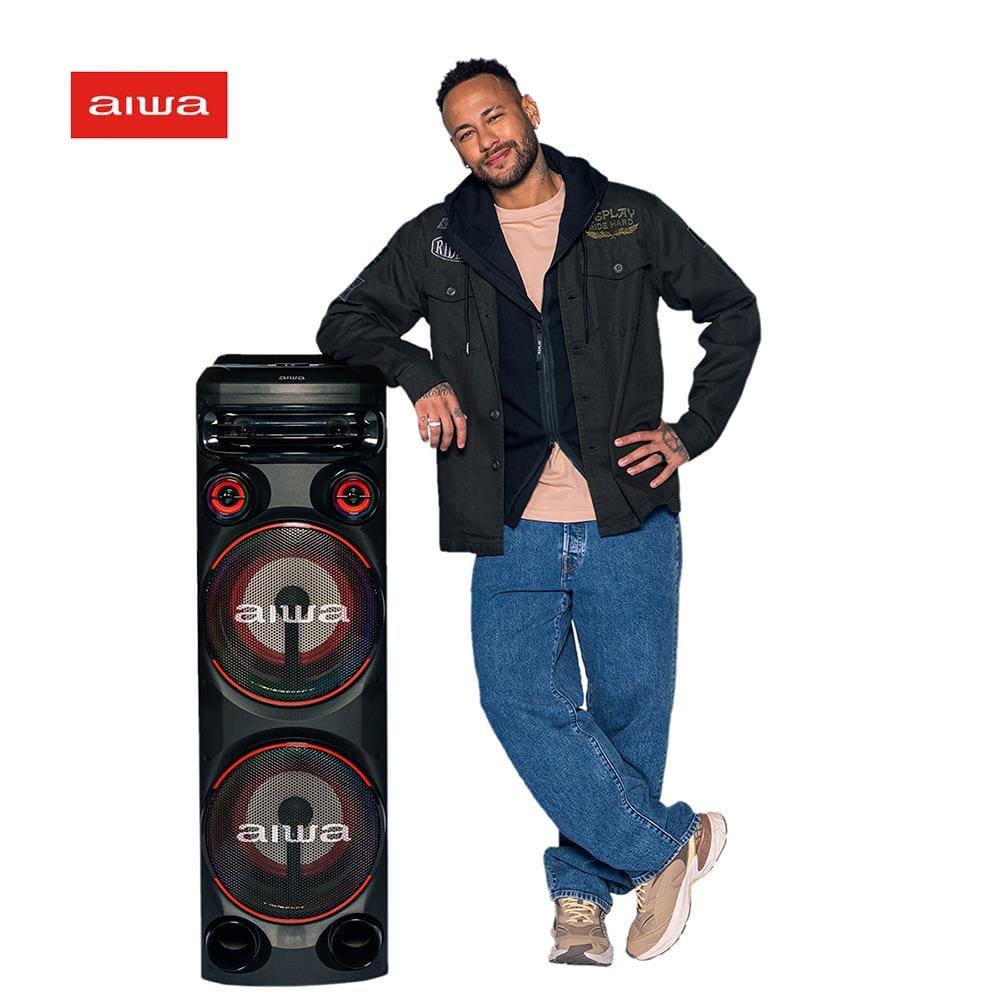 Torre de Som AIWA T2W-02 2300W Woofers 10" Bluetooth RGB Bivolt - 10