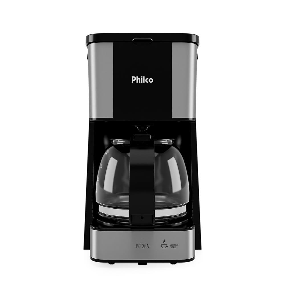 Cafeteira Elétrica Philco PCF20A 20 Xícaras com Sistema Corta Pingos e Base Aquecedora 650W - Preta - 1