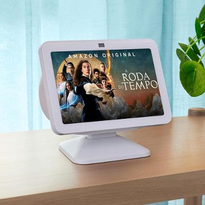 Echo Show 8 Amazon Smart Display com Alexa, Áudio Espacial e Hub de Casa Inteligente - Branco