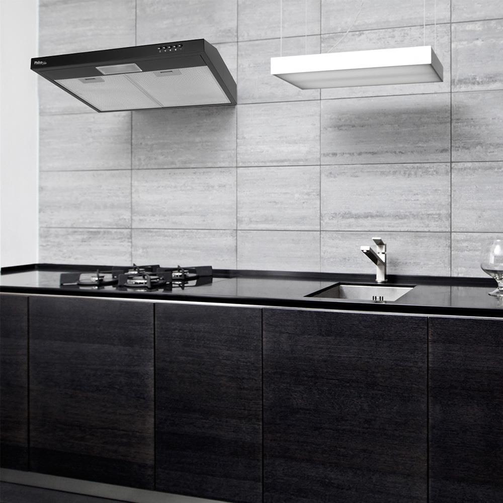 Depurador e Exaustor de Ar Philco Slim PDR60P Preto com 3 Velocidades – 60cm - 6