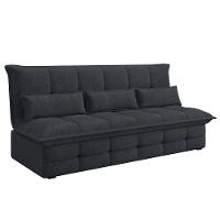 Sofá-Cama 2 Lugares Luizzi Monalisa Revestido em Tecido Boucle - 207cm de Largura - 2