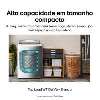 Lavadora de Roupas LG Automática WT16WV6 com Inteligência Artificial AIDD e Porta com Fechamento Suave 16kg - Branca - 13