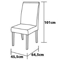 Mesa de Jantar Retangular DJ Móveis Raquel Plus com 4 Cadeiras Revestidas em Suede e Veludo - 6