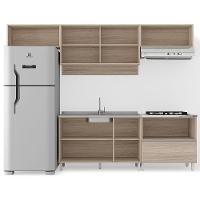 Cozinha Completa Bartira Amazonita com 8 Portas, 1 Gaveta e 4 Prateleiras - 280cm de largura - 3