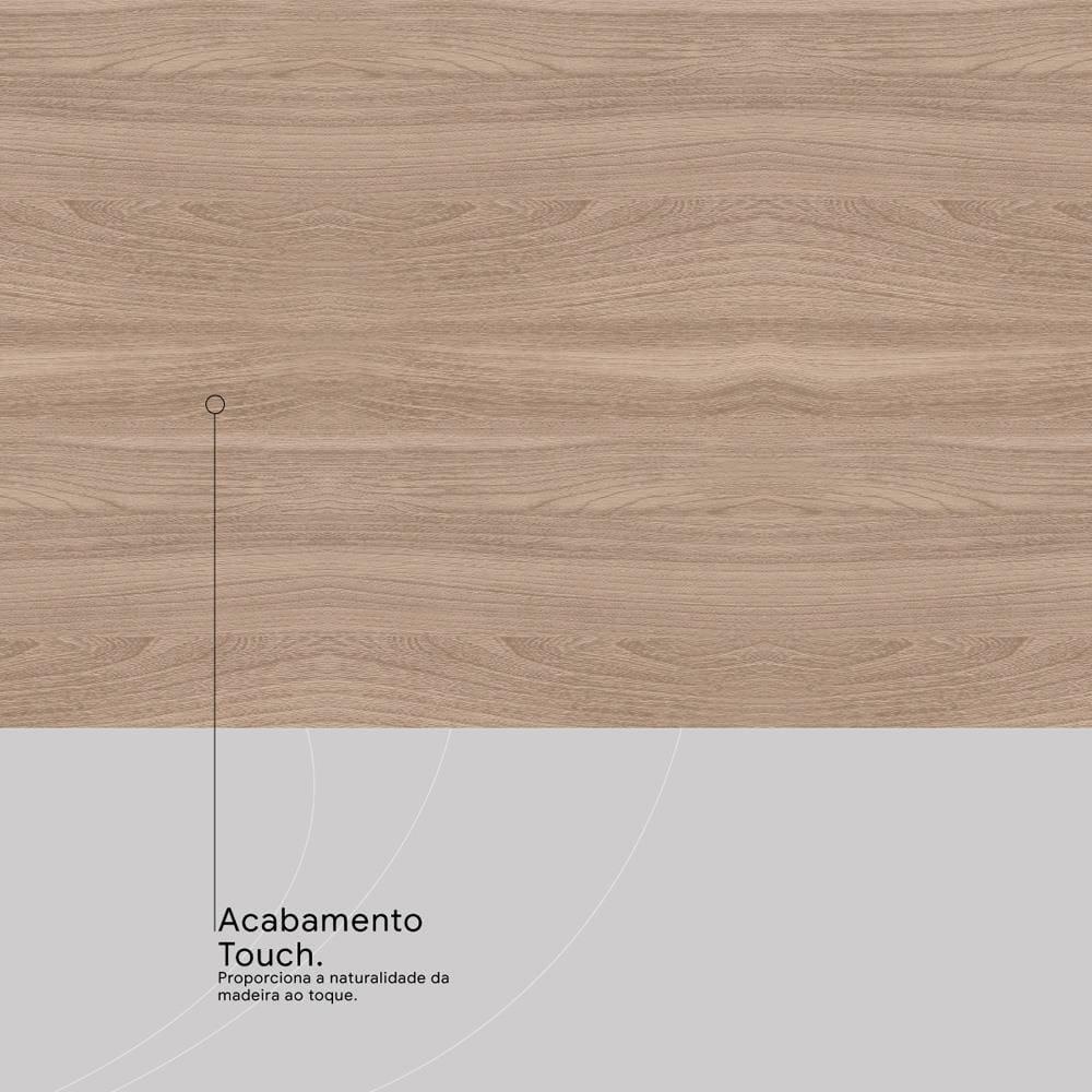 Balcão Demóbile Firenze com 3 Portas, 2 Gavetas e 1 Prateleira + Pia para Cozinha Ghelplus King com Válvula - 120x53cm - 6