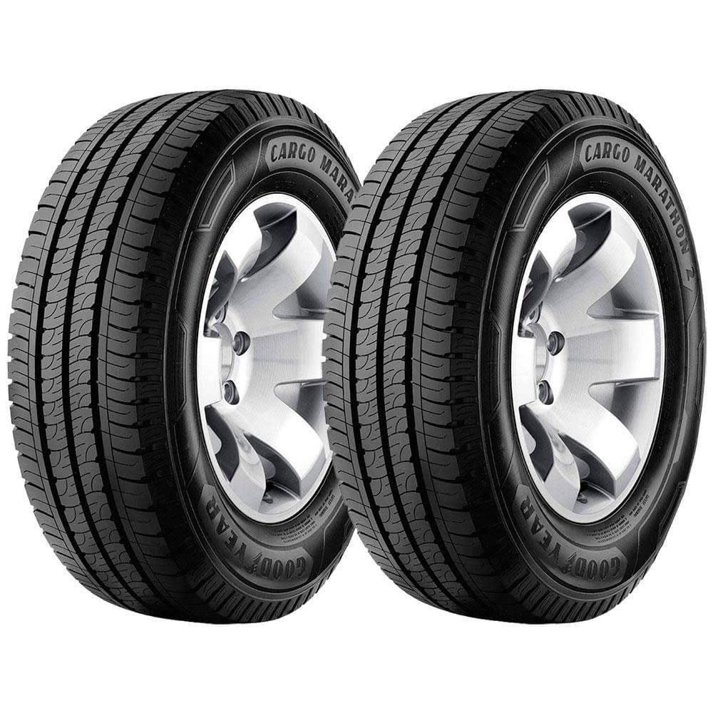 Pneu Goodyear Aro 14 Cargo Marathon 2 185R14C 102/100R - 2 Unidades - 1
