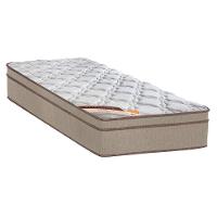 Cama Box Solteiro Castor Revolution com Mola Bonnel 66x88x188cm – Branco/Bege - 2