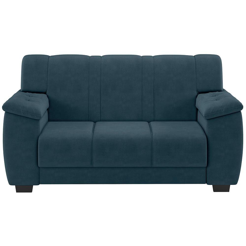 Sofá 3 e 2 Lugares Luizzi Roma II com Revestimento em Veludo - 3