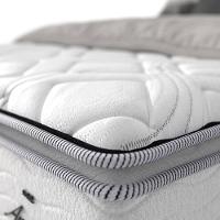 Cama Box King Size Probel Amsterdã D20, D33 com Molas Ensacadas e Pillow Top 72x193x203 - Branco/Preto - 7