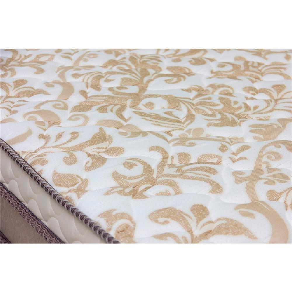 Cama Box King Size Hellen Alpha com EuroPillow e Molas Ensacadas 60x193x203 cm - Bege - 5