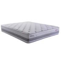 Cama Queen Size Herval Vitalle com Revestimento em Tecido Poliéster, Laterais com Bordado Matelassê e Colchão com Molas Maxpring 31x79x198cm - Cinza - 2