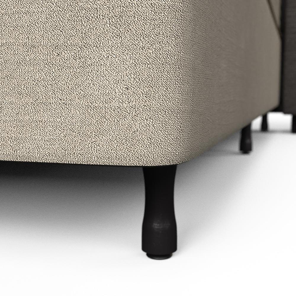 Cama Box Queen Size Probel Guarda Costas Vitality Revestida em Tecido Suede + Colchão com Pillow Super e Molas Ensacadas 30x158x188cm – Branca e Marfi - 8