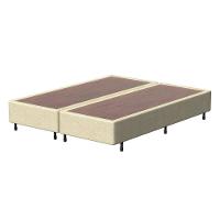 Cama Box Queen Size Probel Arezzo Revestido em Tecido Jacquard + Colchão com Pillow Euro e Molas Ensacadas Individualmente 26x188x158cm - Bege e Br - 6