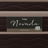Cama Box Queen Size Probel Nevada com Euro Pillow e Molas Ensacadas 64x158x198 cm - Bege/Marrom - 5