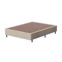 Cama Box Casal Probel Guarda Costas Vitality Revestida em Tecido Suede + Colchão com Pillow Super e Molas Ensacadas 30x138x188 cm – Branca e Marfim - 3