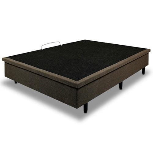 Colchão Casal Hellen Van Gogh Espuma D33 + Base Box MGA Lift Cotton com Baú e Pistão à Gás 68x138x188cm - Caqui/Marrom - 6