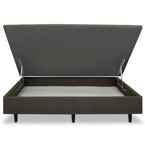 Colchão Casal Hellen Van Gogh Espuma D33 + Base Box MGA Lift Cotton com Baú e Pistão à Gás 68x138x188cm - Caqui/Marrom - 9