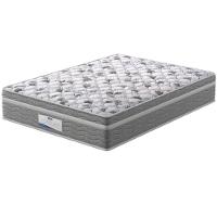Cama Box de Casal Probel Century D28 com Molas Ensacadas e Pillow Euro 70x138x188cm - Branco/Cinza - 3