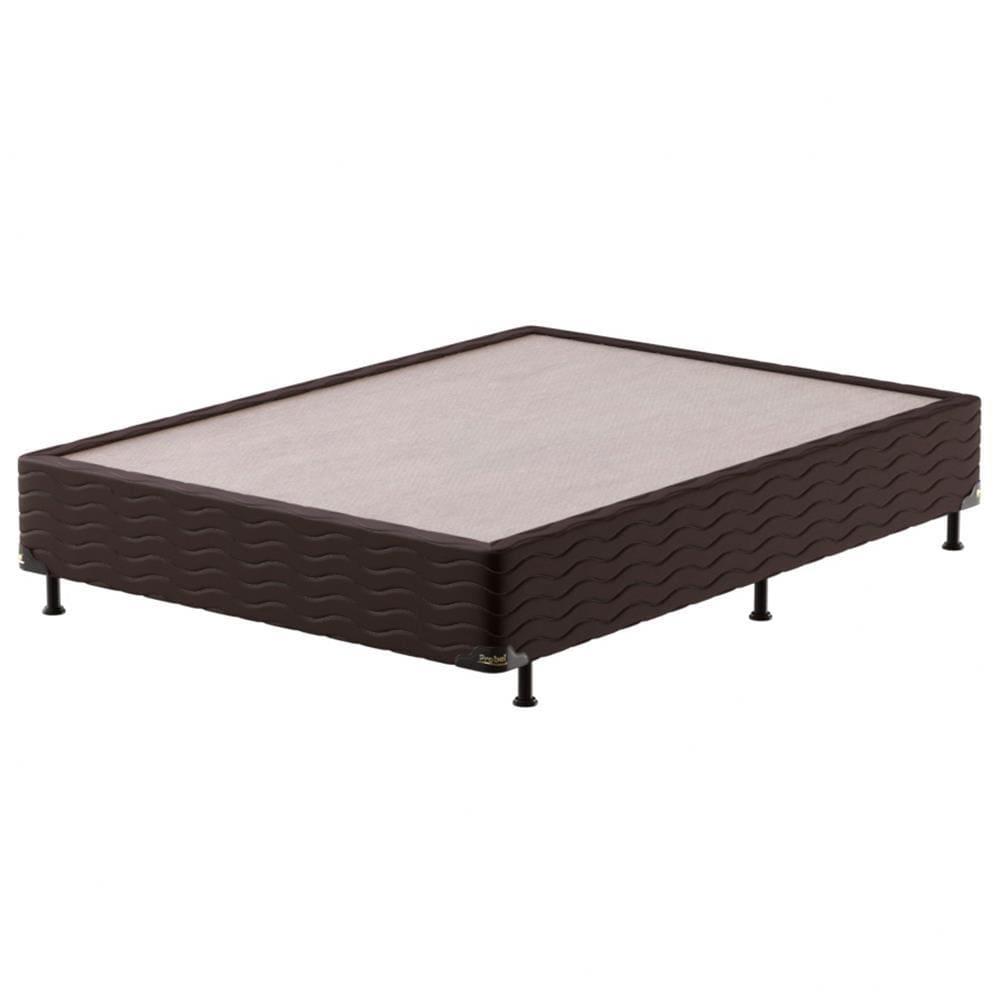 Cama Box Casal Probel Nevada com Euro Pillow e Molas Ensacadas 64x138x188 cm - Bege/Marrom - 8