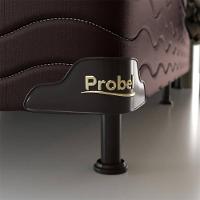 Cama Box Casal Probel Nevada com Euro Pillow e Molas Ensacadas 64x138x188 cm - Bege/Marrom - 6