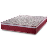 Cama Box de Casal Hellen Strong One Face Espuma D45 62x138x188cm - Vermelho/Branco - 3