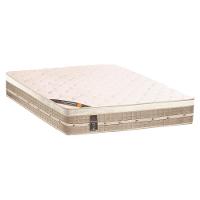 Cama Box Casal Castor Premium com Mola Tecnopedic 69x138x188cm – Branco/Bege - 2