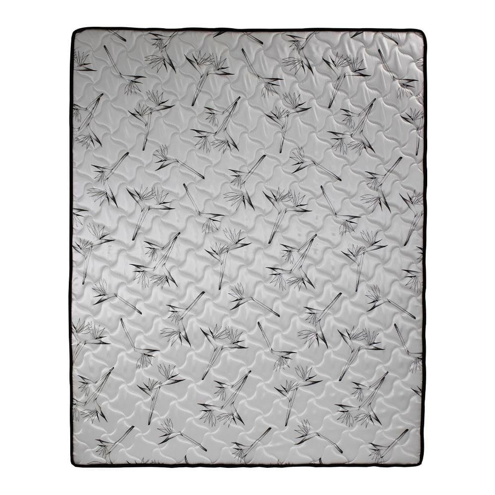 Cama Box Solteirão Castor New Alfa One em tecido Poliéster Cinza + Colchão de com Molejo Tecnopedic, Euro Pillow em Malha 24x100x200cm - 3