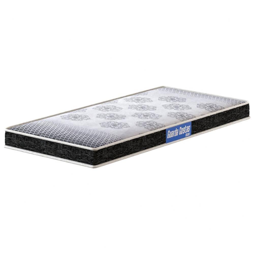 Cama Box de Solteiro Probel Guarda Costas Espuma D20 50x88x188cm - Branco/Preto - 3