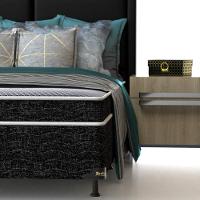 Cama Box de Solteiro Probel Guarda Costas Espuma D20 50x88x188cm - Branco/Preto - 5