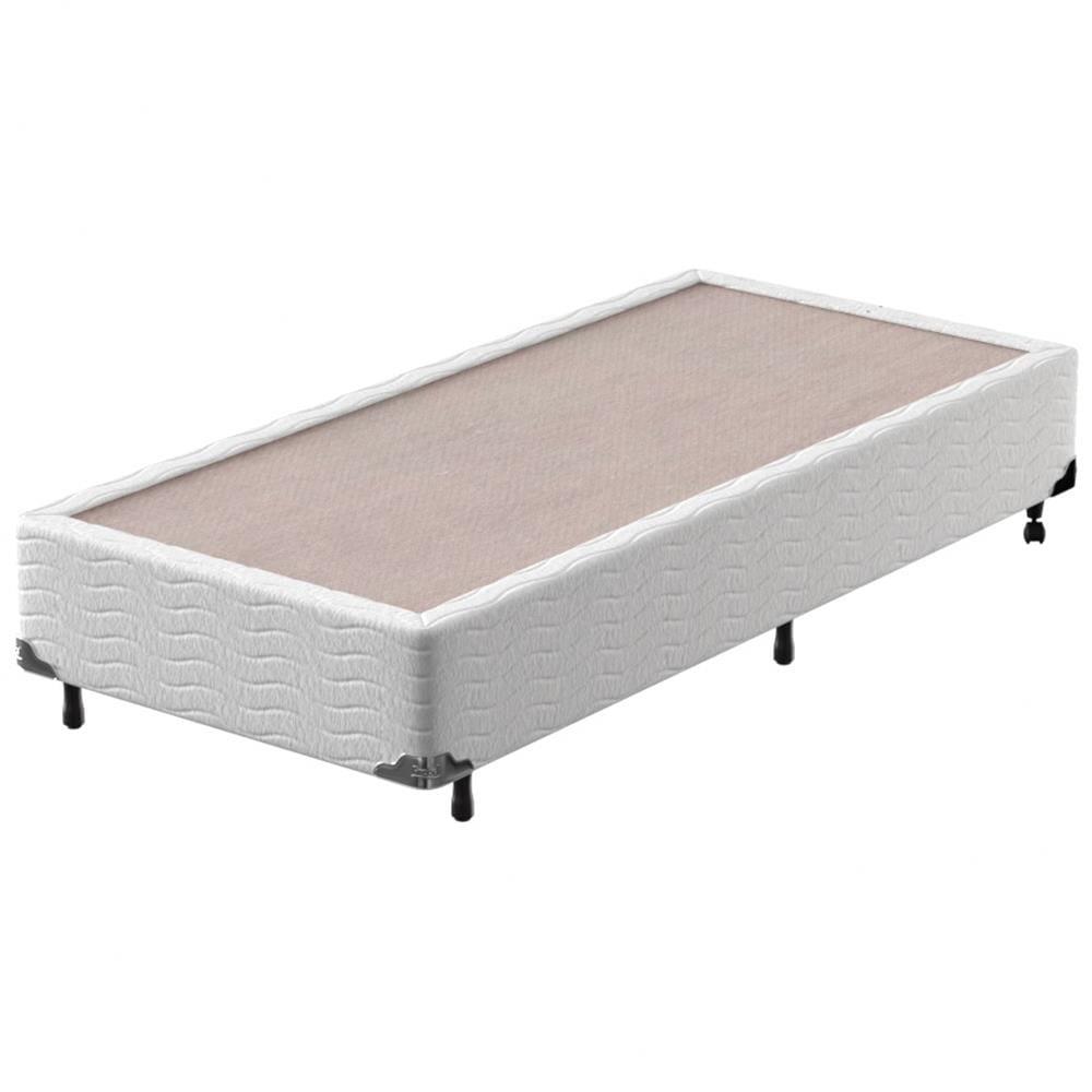 Cama Box de Solteiro Probel Amsterdã com Pillow Top e Molas Ensacadas 72x88x188cm - Branco/Preto - 4