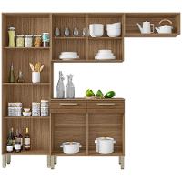 Cozinha Compacta Kit`s Paraná Nala com 10 Portas, 2 Gavetas e 4 Prateleiras - 222cm de largura - 3