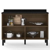 Cozinha Compacta Bartira Jaspe com 6 Portas, 3 Gavetas e 6 Prateleiras - 260,4cm de largura - 7