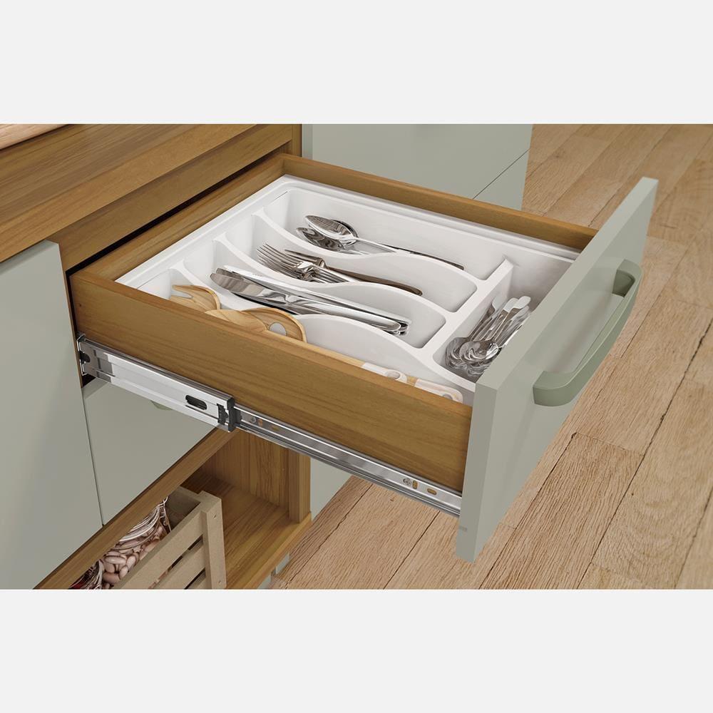 Cozinha Compacta em MDF Nesher Princesa com 3 Portas, 6 Prateleiras e 2 Gavetas - 200cm de largura - 5