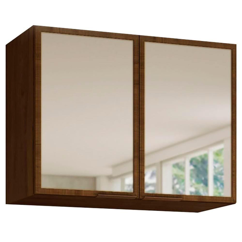 Cozinha Compacta Bartira Rubi com 6 Portas e 3 Prateleiras 160cm de Largura - 4