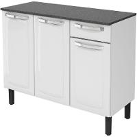 Cozinha Compacta Itatiaia Rose com 10 Portas, 1 Gaveta e 6 Prateleiras - 245cm de Largura - 6