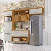 Cozinha Compacta Nesher Princesa com 5 Portas 5 Gavetas e 11 Prateleiras - 264cm de largura - 2